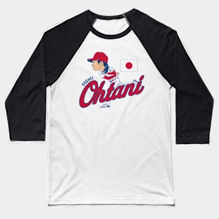 Shohei Ohtani Japan Caricature Baseball T-Shirt